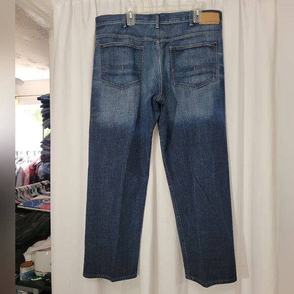 Men's Calvin klein relaxed straight jeans Sz 40x30 - Picture 4 of 9